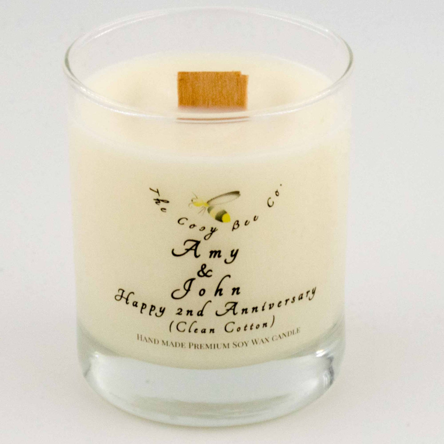 Personalised Christmas Candle
