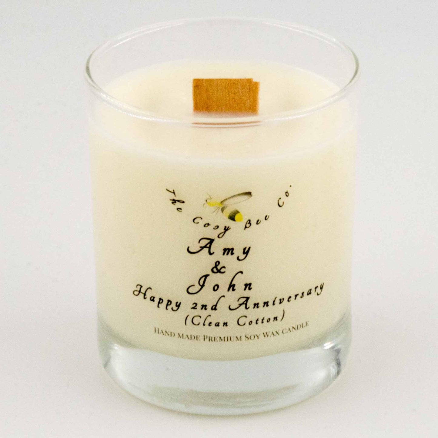 Personalised Christmas Candle