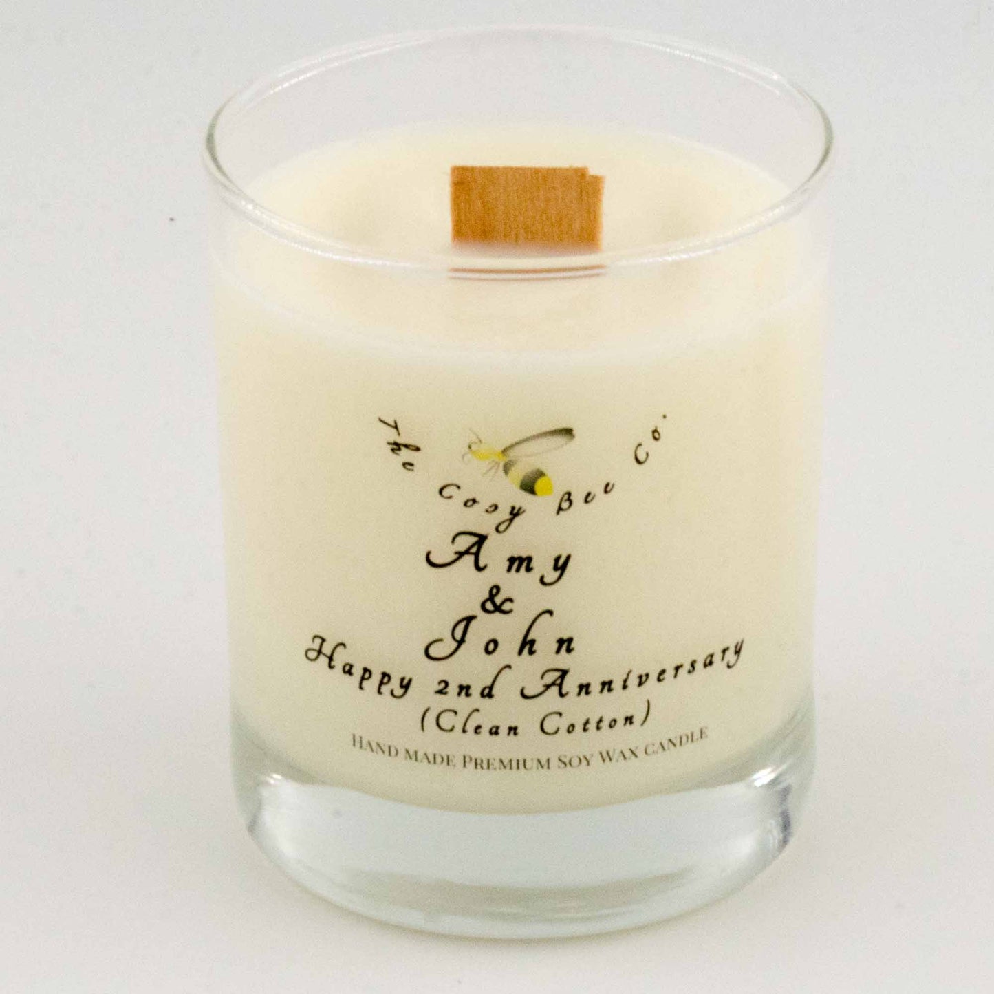 Personalised Christmas Candle
