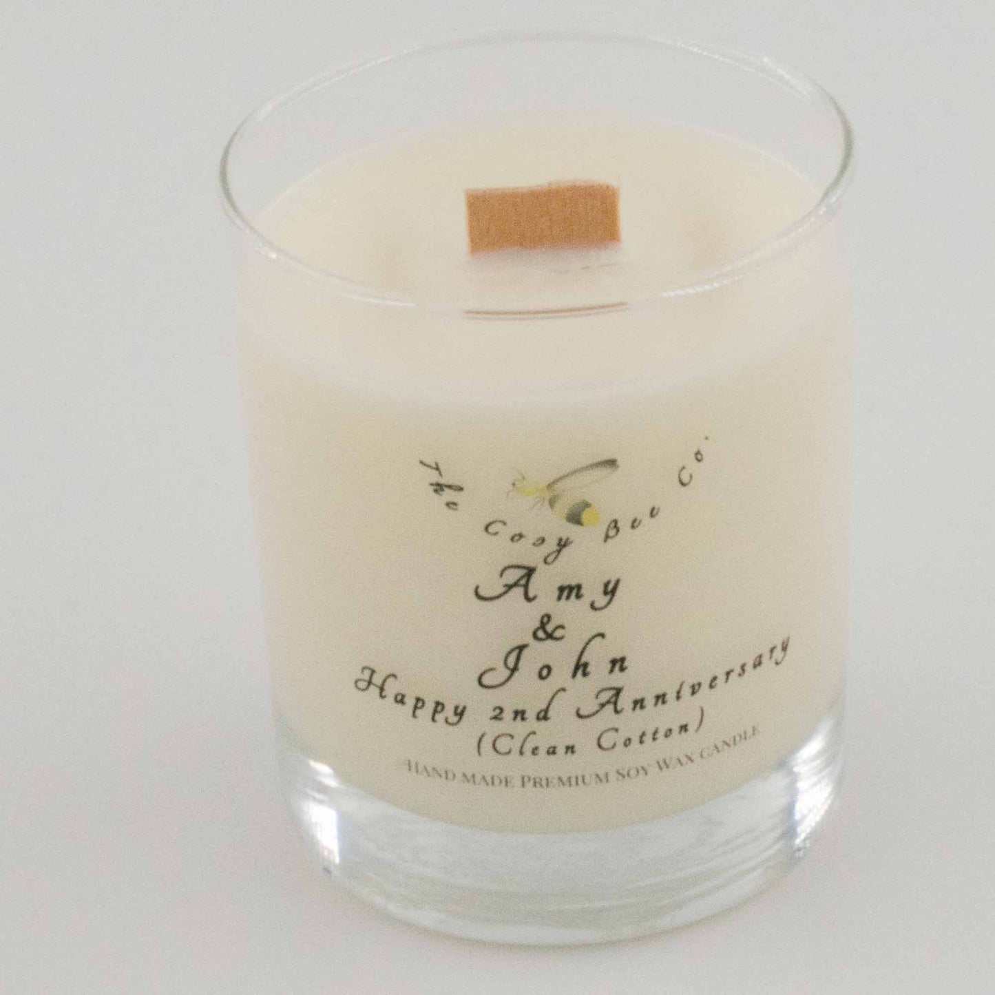 Personalised Christmas Candle