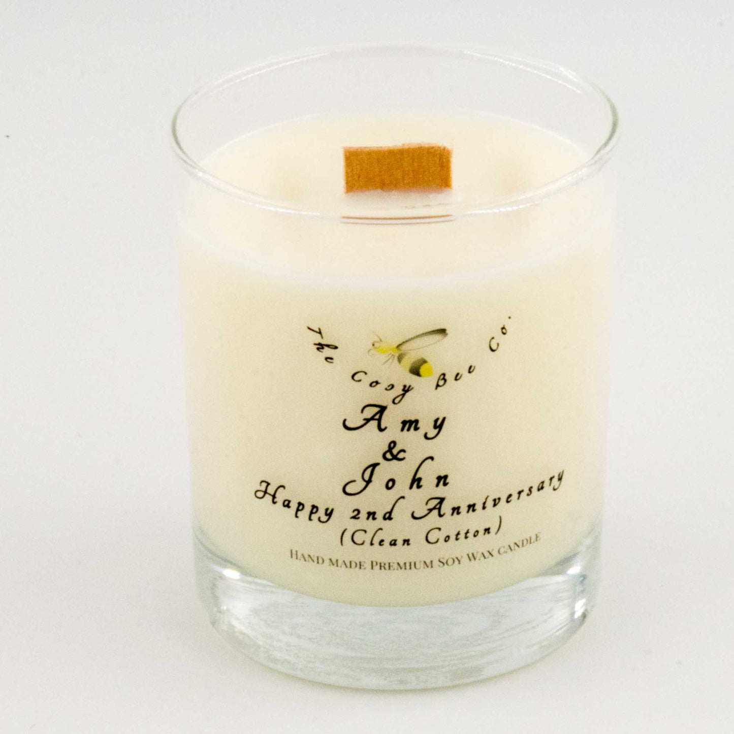 Personalised Christmas Candle
