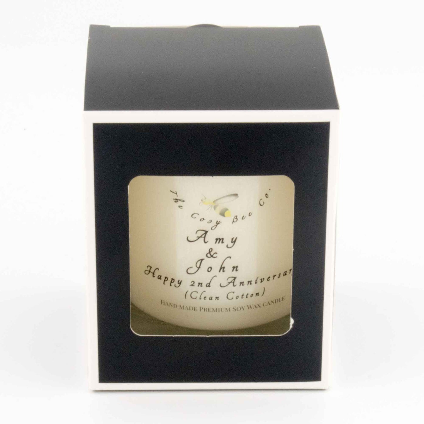 Personalised Christmas Candle