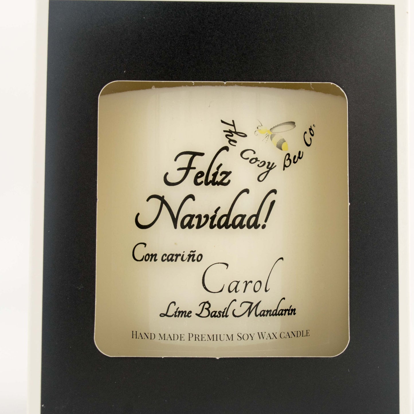 Personalised Christmas Candle
